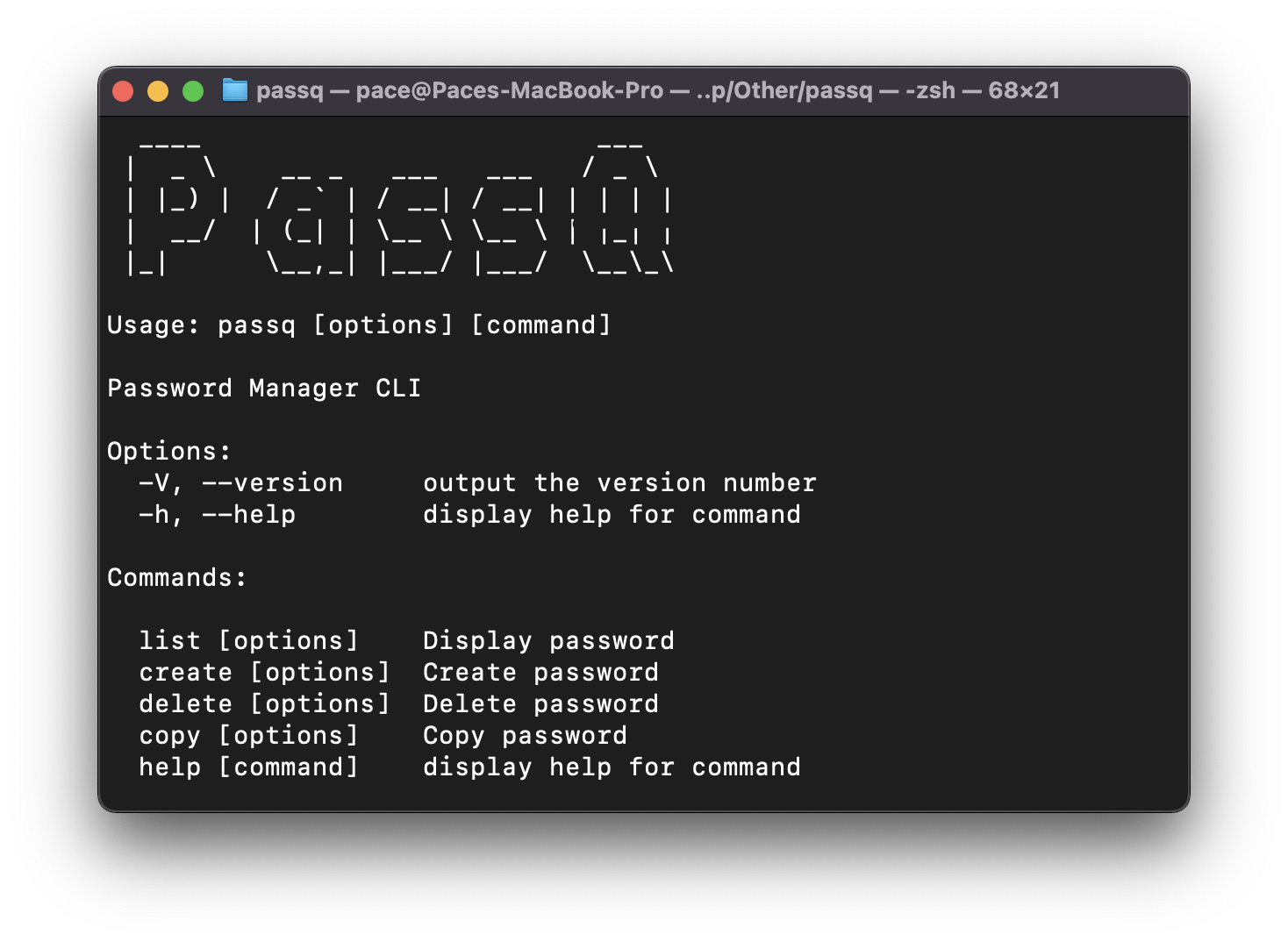 PassQ CLI